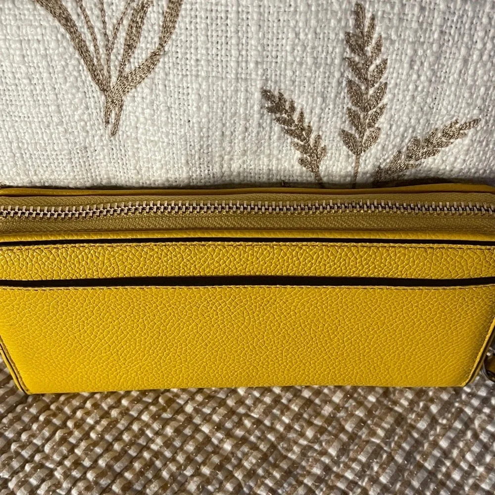 Kate Spade Mustard Yellow Long Wallet with Tassel